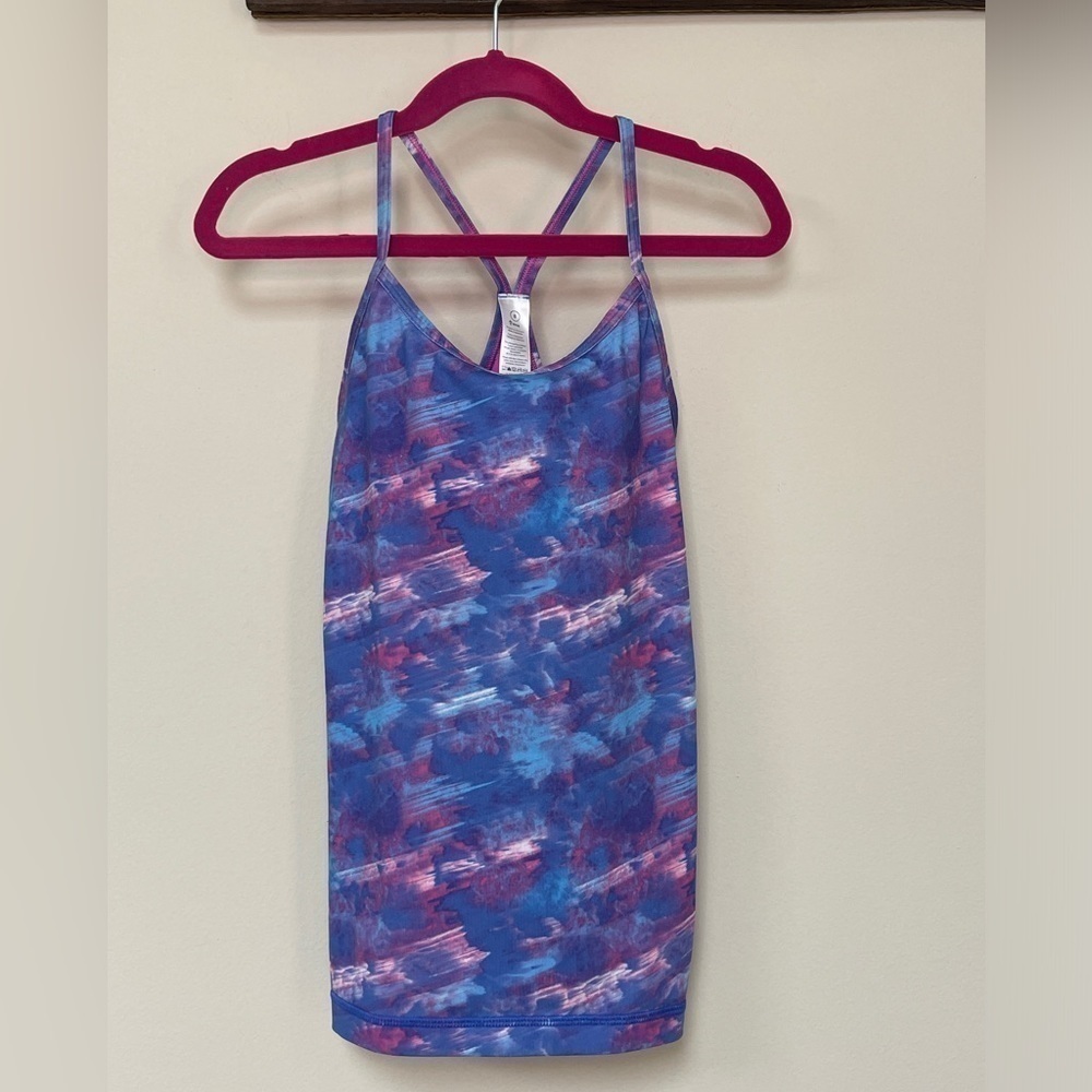 Ivivva by Lululemon: Girl’s Racerback Tank Pink/Blue/Purple, Size 8